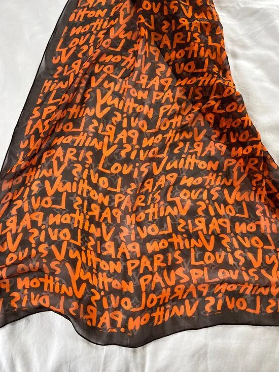 Louis Vuitton Stephen Sprouse Limited Edition Graffiti scarf - Picture 2 of 8